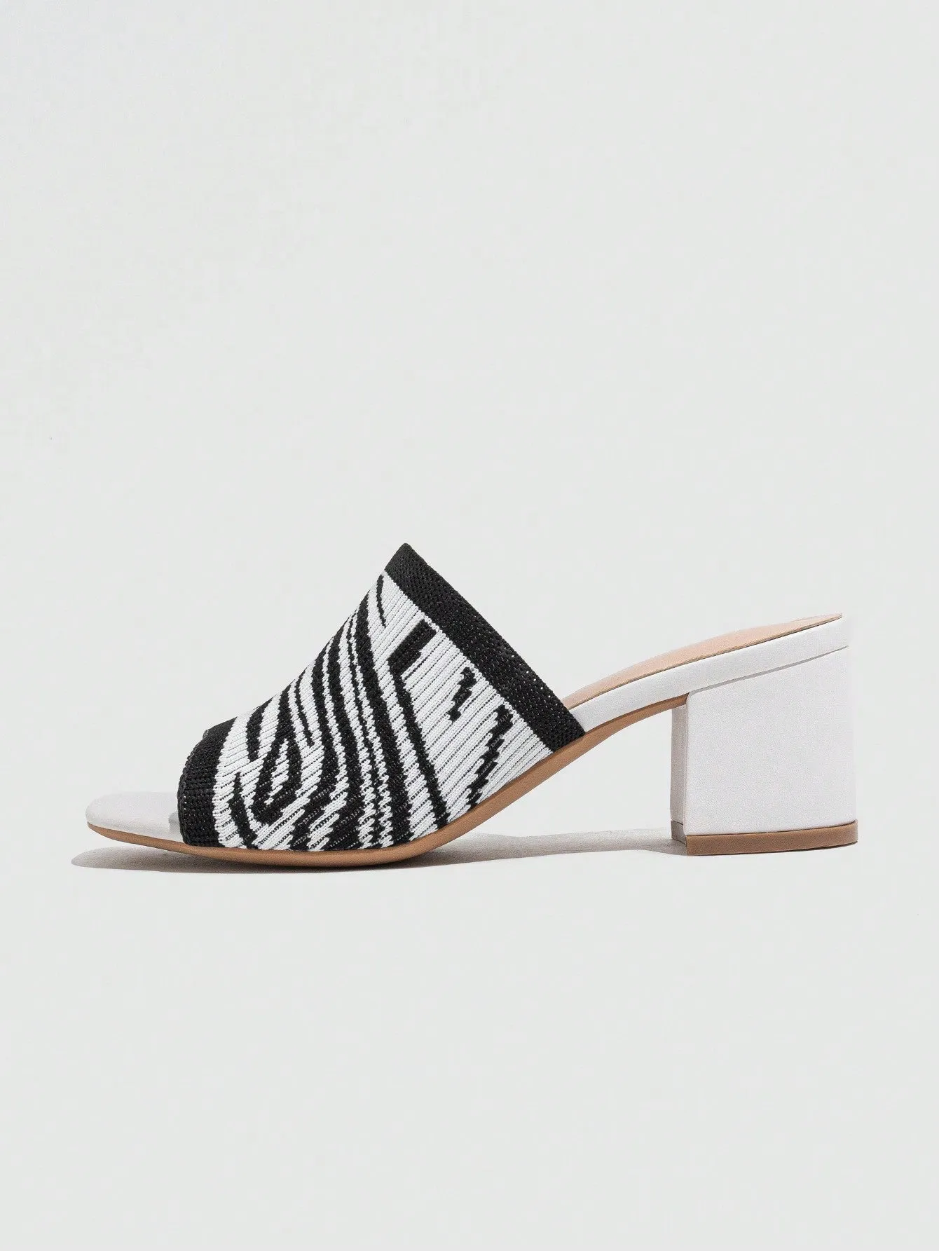 2024 Summer New Arrival: Chic Zebra Pattern High Heel Sandals for Women