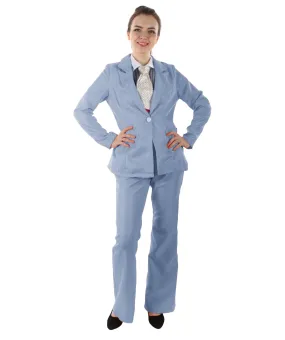 Adult Women's EXCLUSIVE! Deluxe Animated Movie Anti-hero Party Suit Costume , Lt. Blue Cosplay Costume