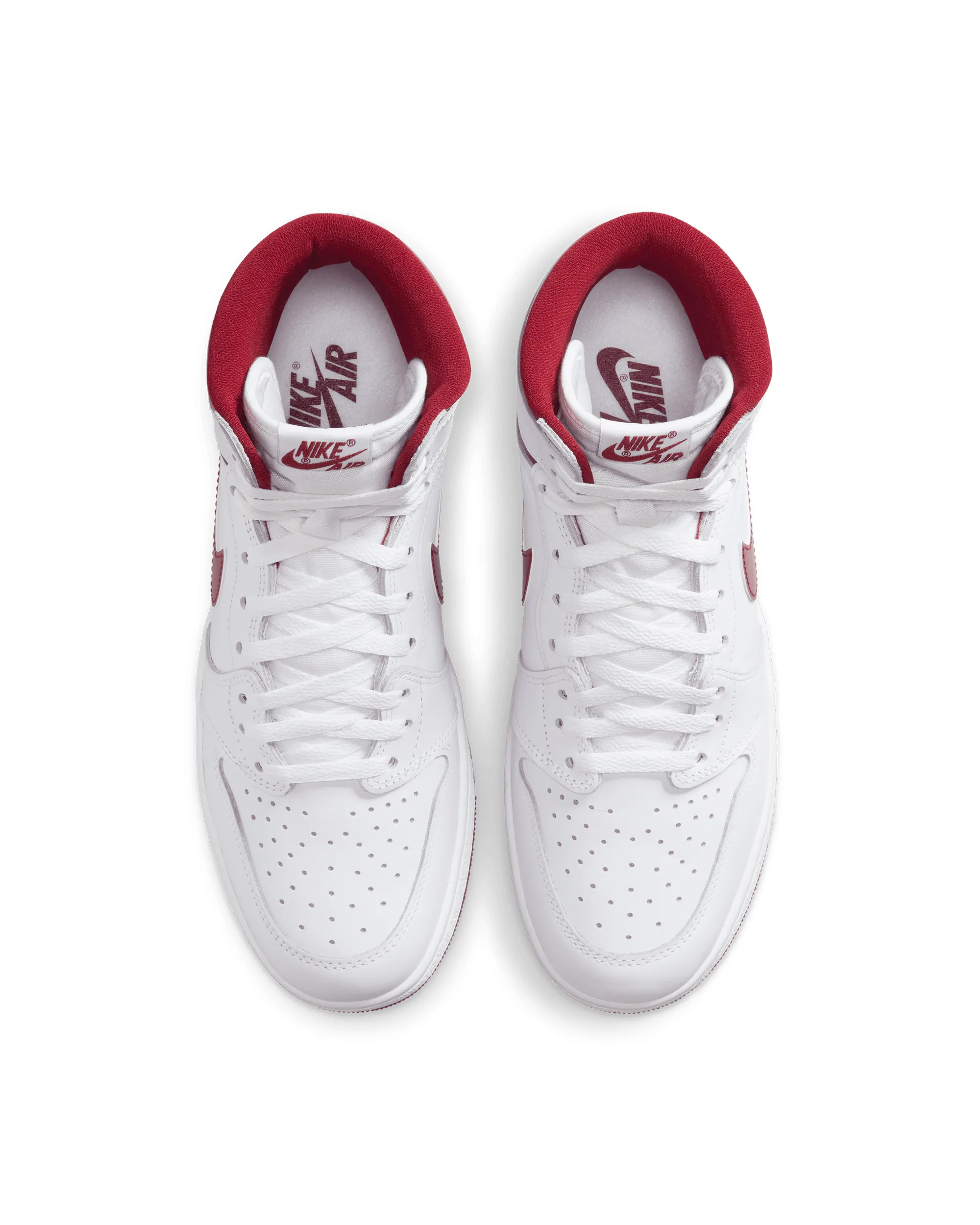 Air Jordan 1 Hi 85 - White / Team Red / White