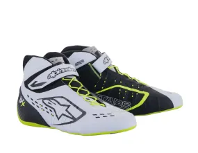 ALPINESTARS 2712123_125_6 Karting shoes TECH-1 KX V2, black/white/yellow fluo, Size 38