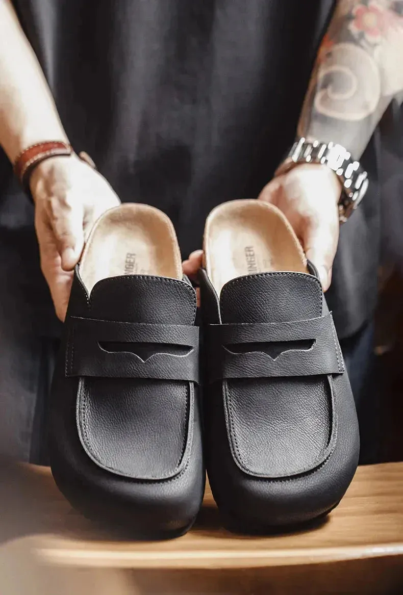 Amozae- Hongeun Penny Loafer Mules