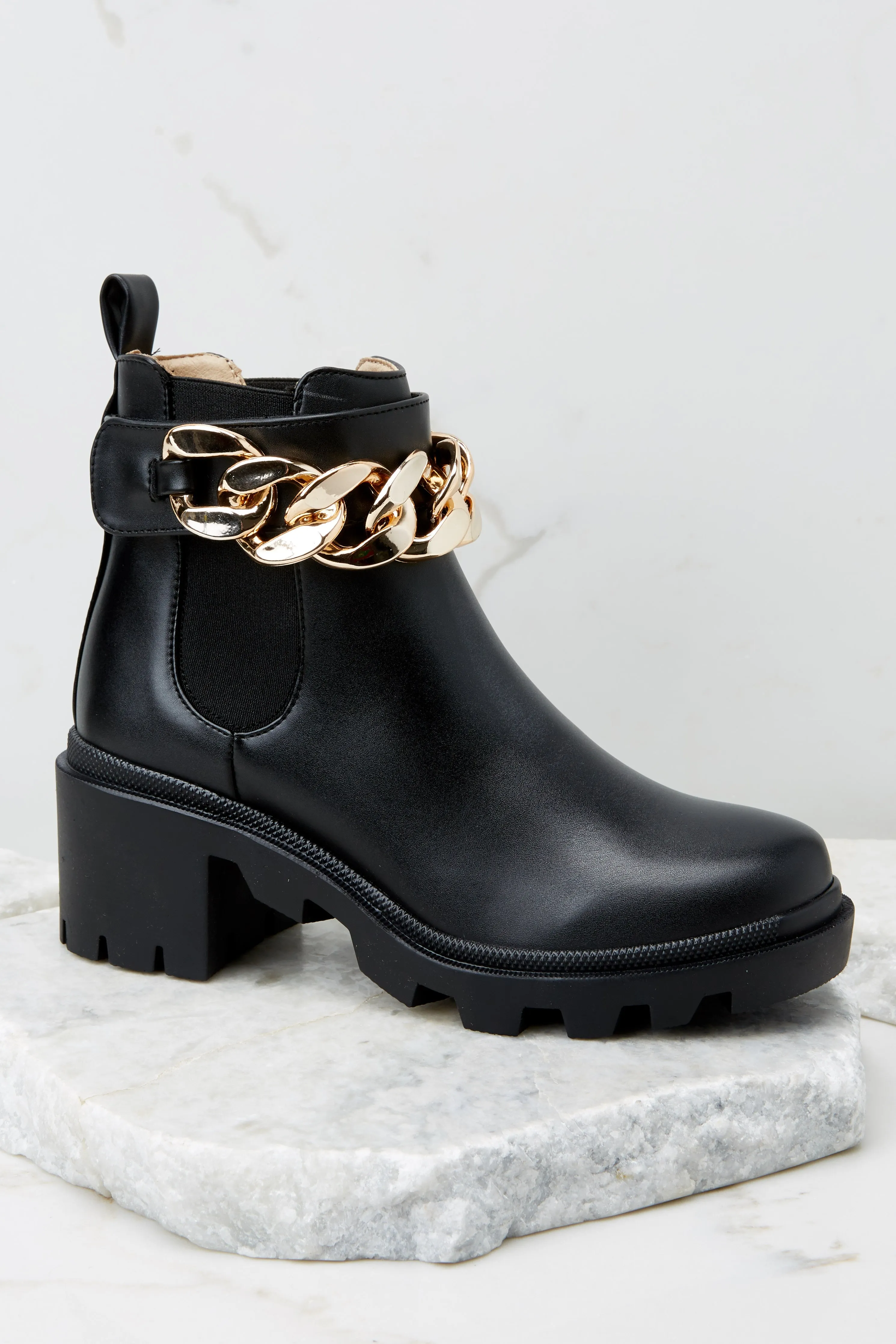 Amulet-C Black Ankle Booties