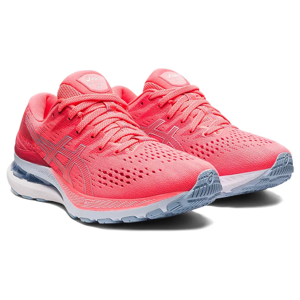 ASICS GEL KAYANO 28 BLAZING CORAL/MIST - WOMENS