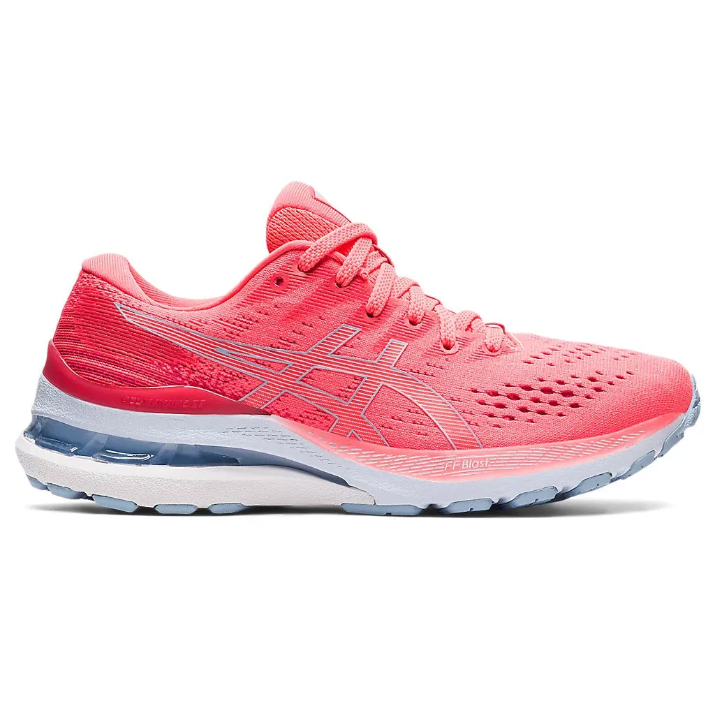 ASICS GEL KAYANO 28 BLAZING CORAL/MIST - WOMENS