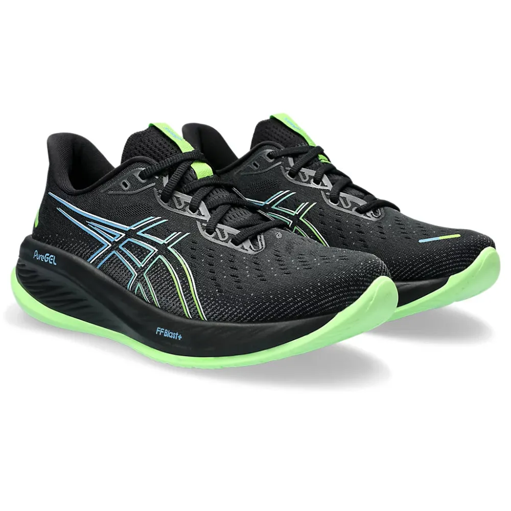 ASICS Men's Gel-Cumulus 26 Running Shoe (Black/Electric Lime)