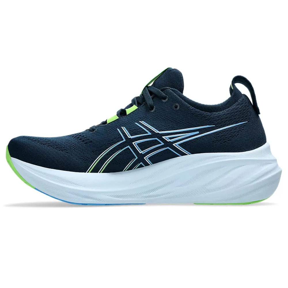 ASICS Men's Gel-Nimbus 26 Running Shoe (French Blue/Electric Lime)