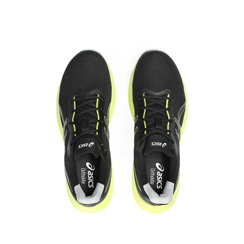 ASICS Mens Gel-Pulse 14 Running Shoe - Black with Glow Yellow Accents