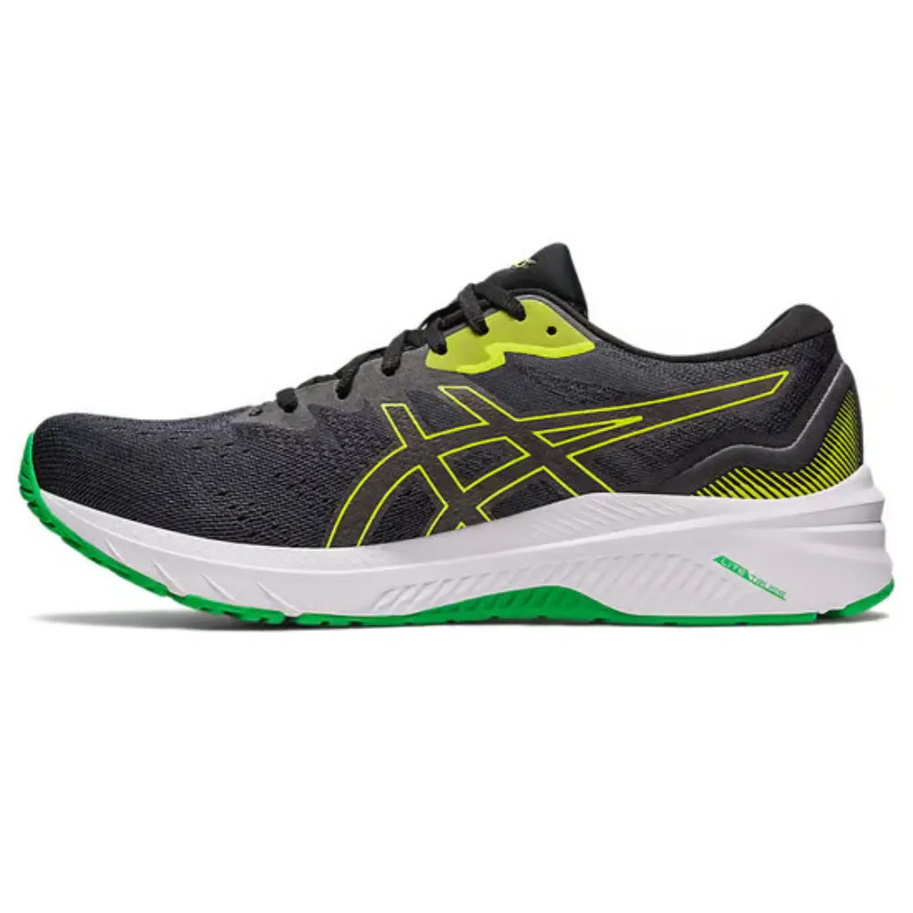 ASICS Men's GT-1000 11 Running Shoe (Black/Cilantro)