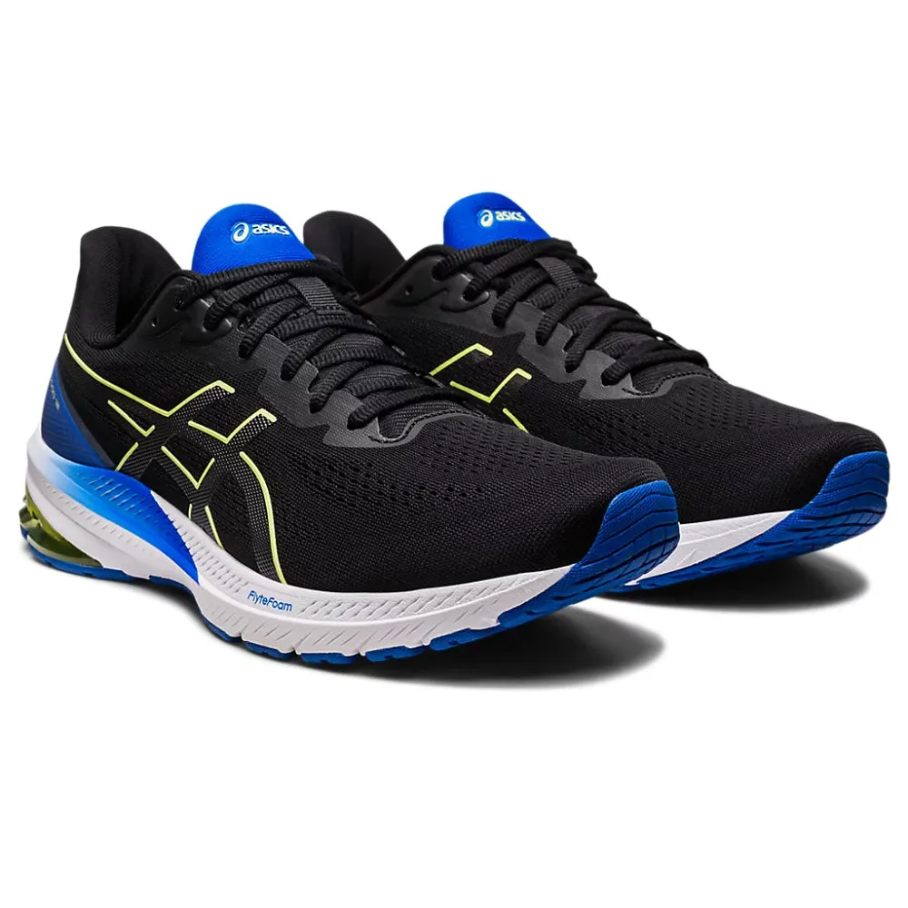 ASICS Men's GT-1000 12 Running Shoe (Black/Glow Yellow)