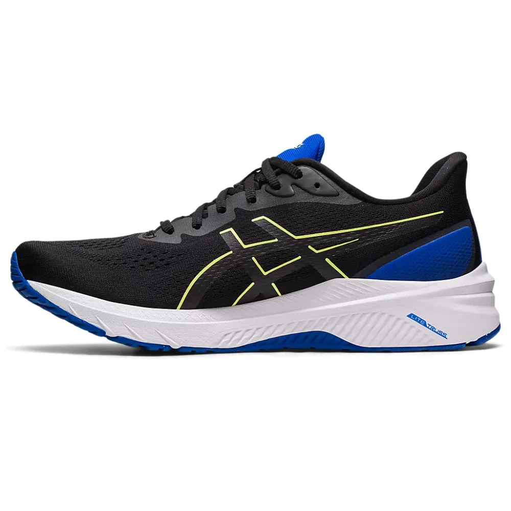 ASICS Men's GT-1000 12 Running Shoe (Black/Glow Yellow)