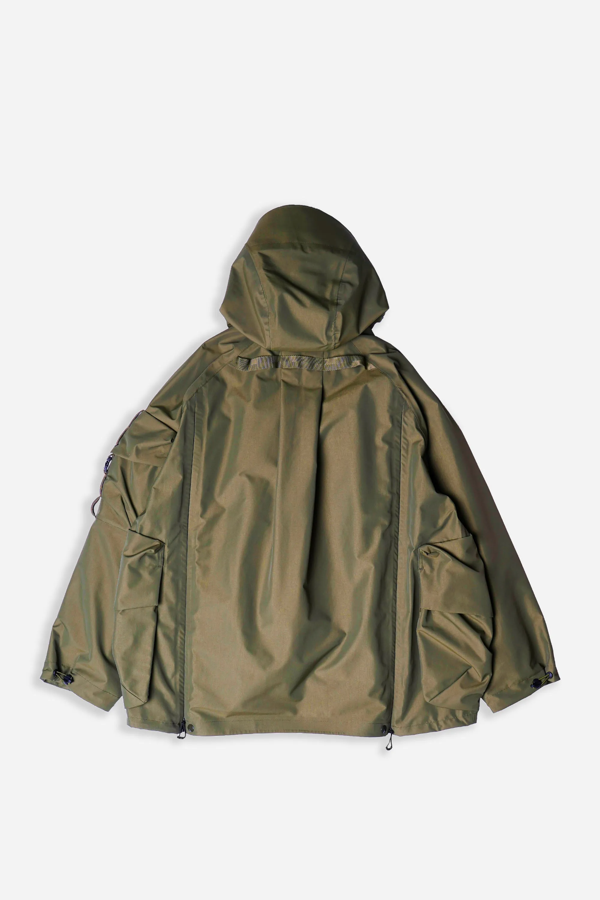 Back Pack Holder Hoodie Jacket Olive