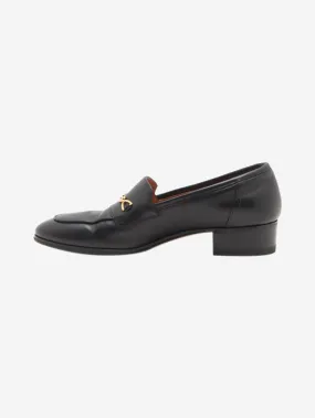 Black buckled loafers - size EU 37.5