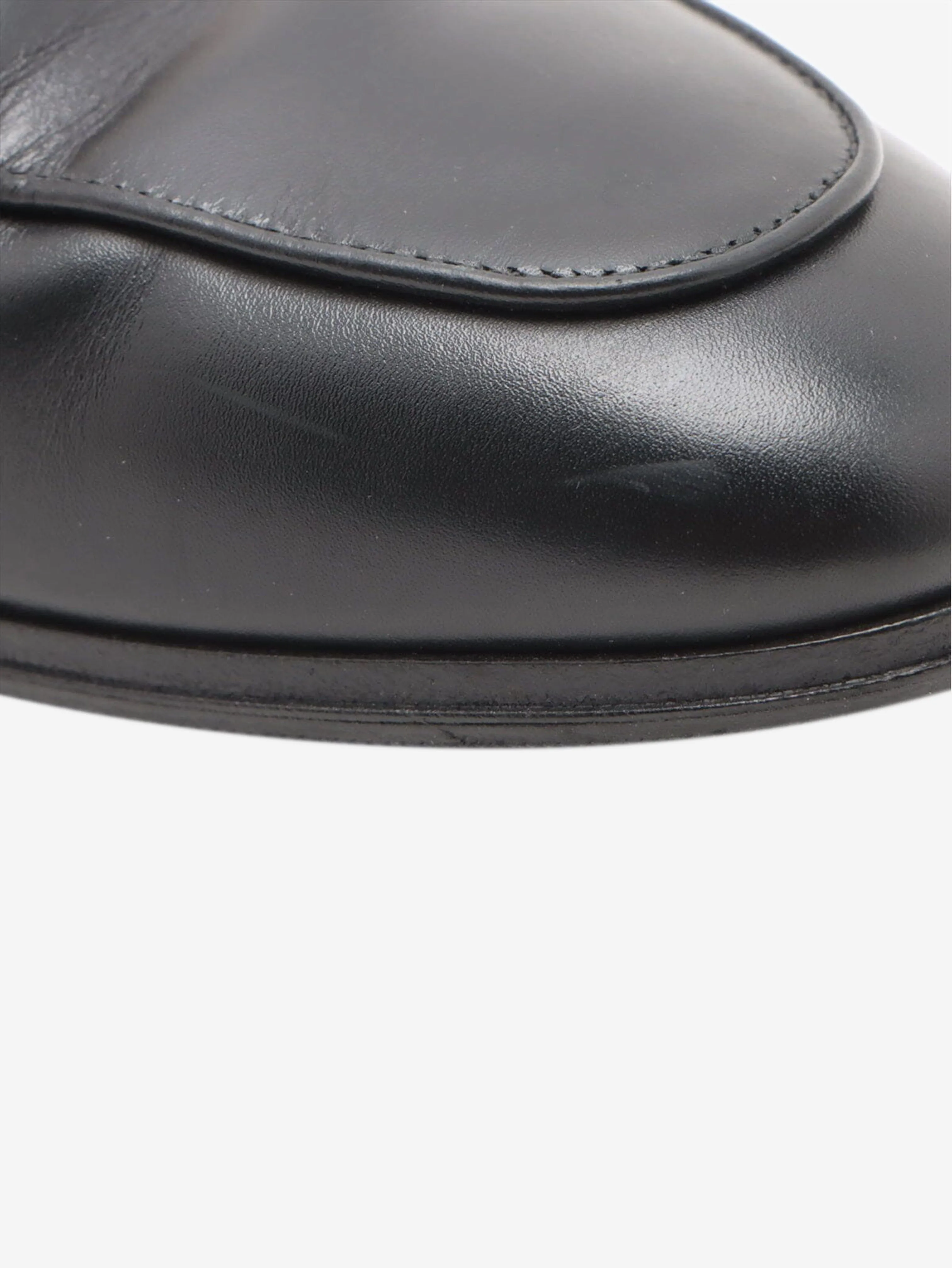 Black buckled loafers - size EU 37.5