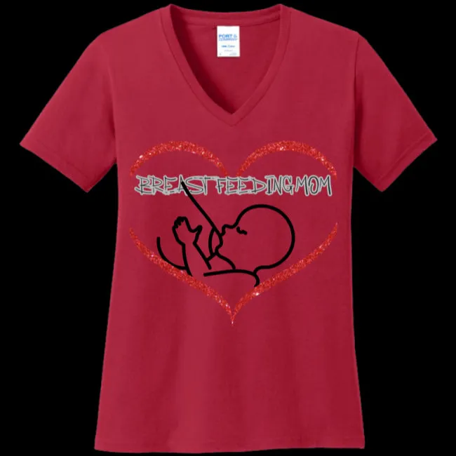 Breastfeeding Mom V-Neck Tee