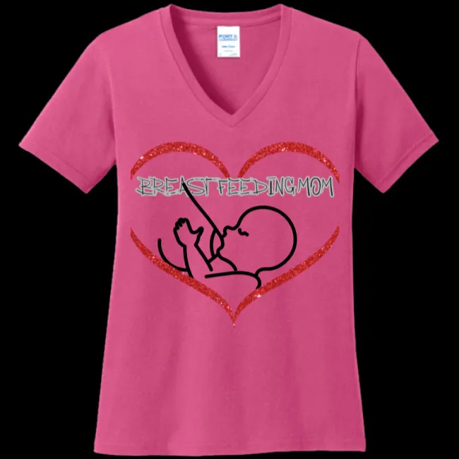 Breastfeeding Mom V-Neck Tee