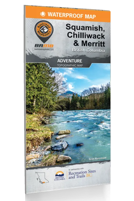 BRMB Squamish, Chilliwack & Merritt BC Waterproof Map