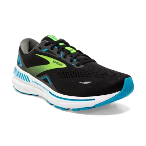 Brooks | Adrenaline GTS 23 | Men's | Black/Hawaiian Ocean/Green