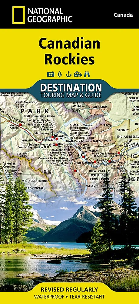 Canadian Rockies Touring Map