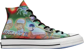 Converse Chuck 70 Outdoor Rave High Psychedelic Sneakers, Green