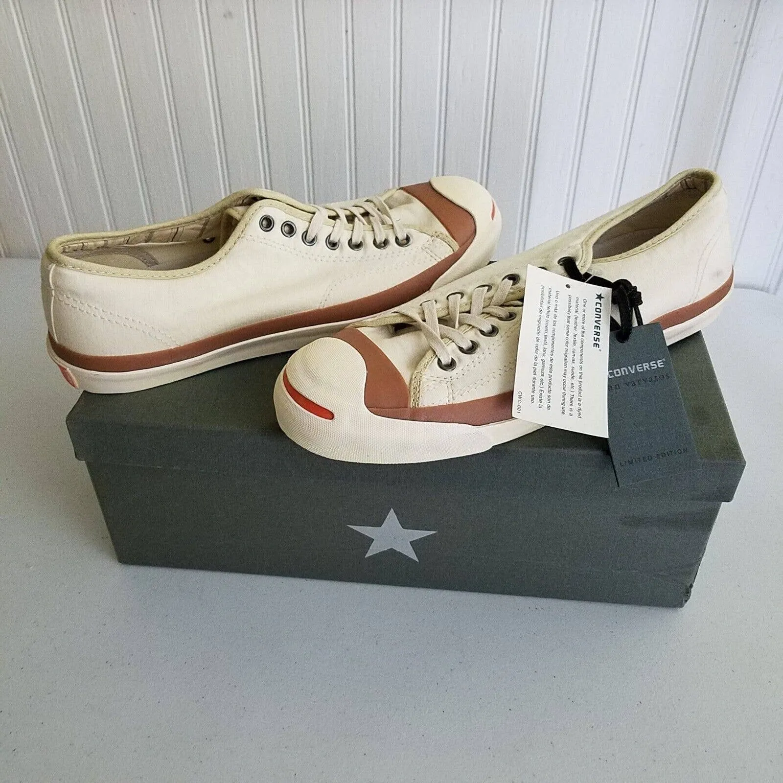 Converse Jack Purcell John Varvatos Limited Edition Lo Top Sneakers Shoe Mens 11