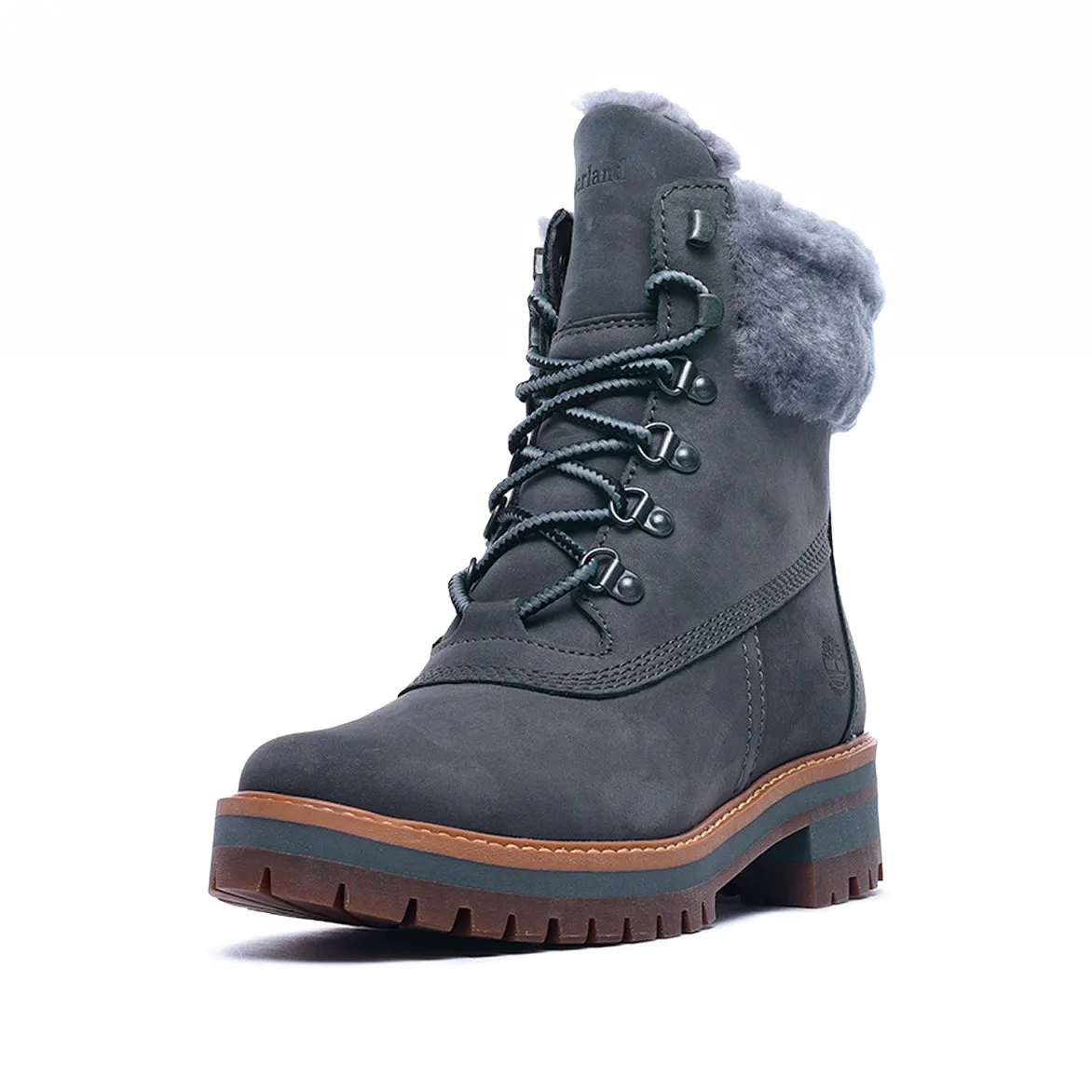 COURMAYEUR VALLEY 6" WATERPROOF SHEARLING BOOT - MEDIUM GREY NUBUCK