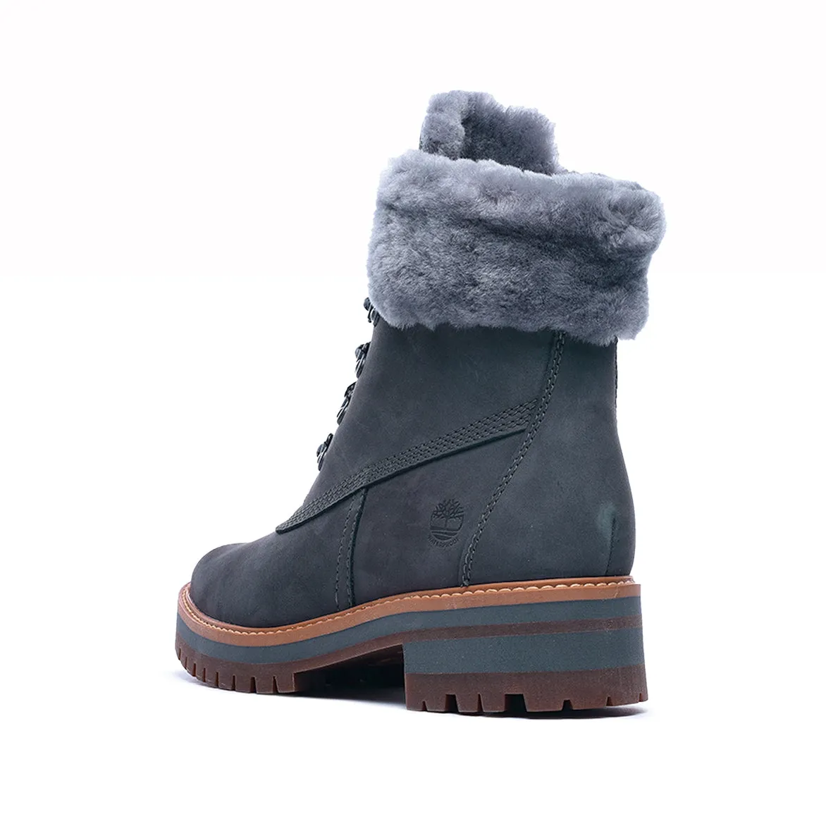 COURMAYEUR VALLEY 6" WATERPROOF SHEARLING BOOT - MEDIUM GREY NUBUCK