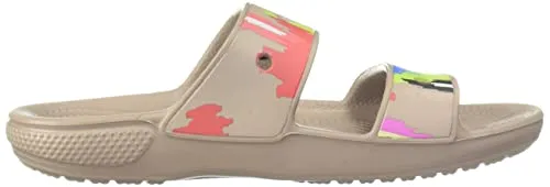 Crocs Unisex Adult Mushroom/Multi Sandal-6 Kids UK (208060-2ZJ)