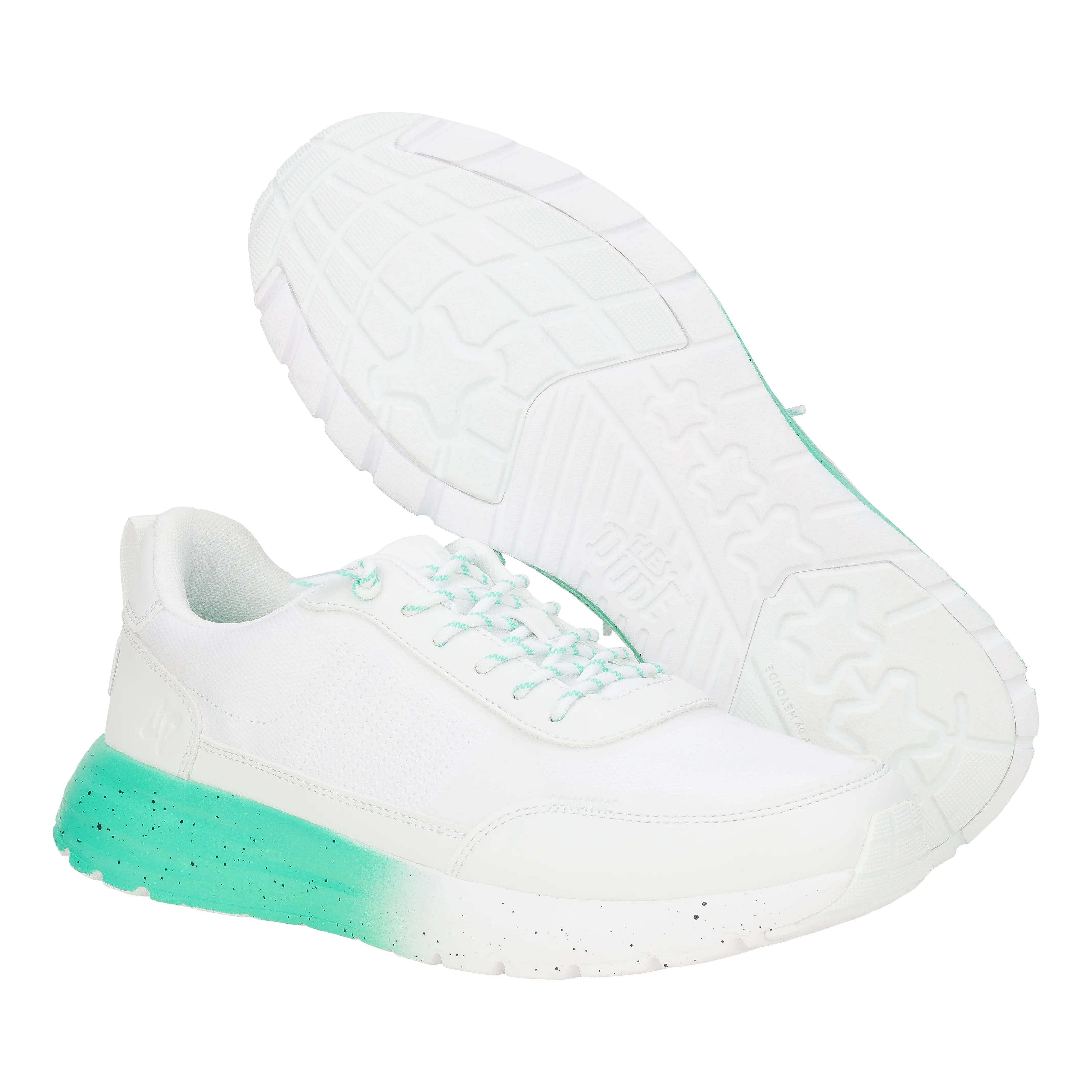 Dude Perfect x Sirocco Alta Tropical Teal and White Sneakers