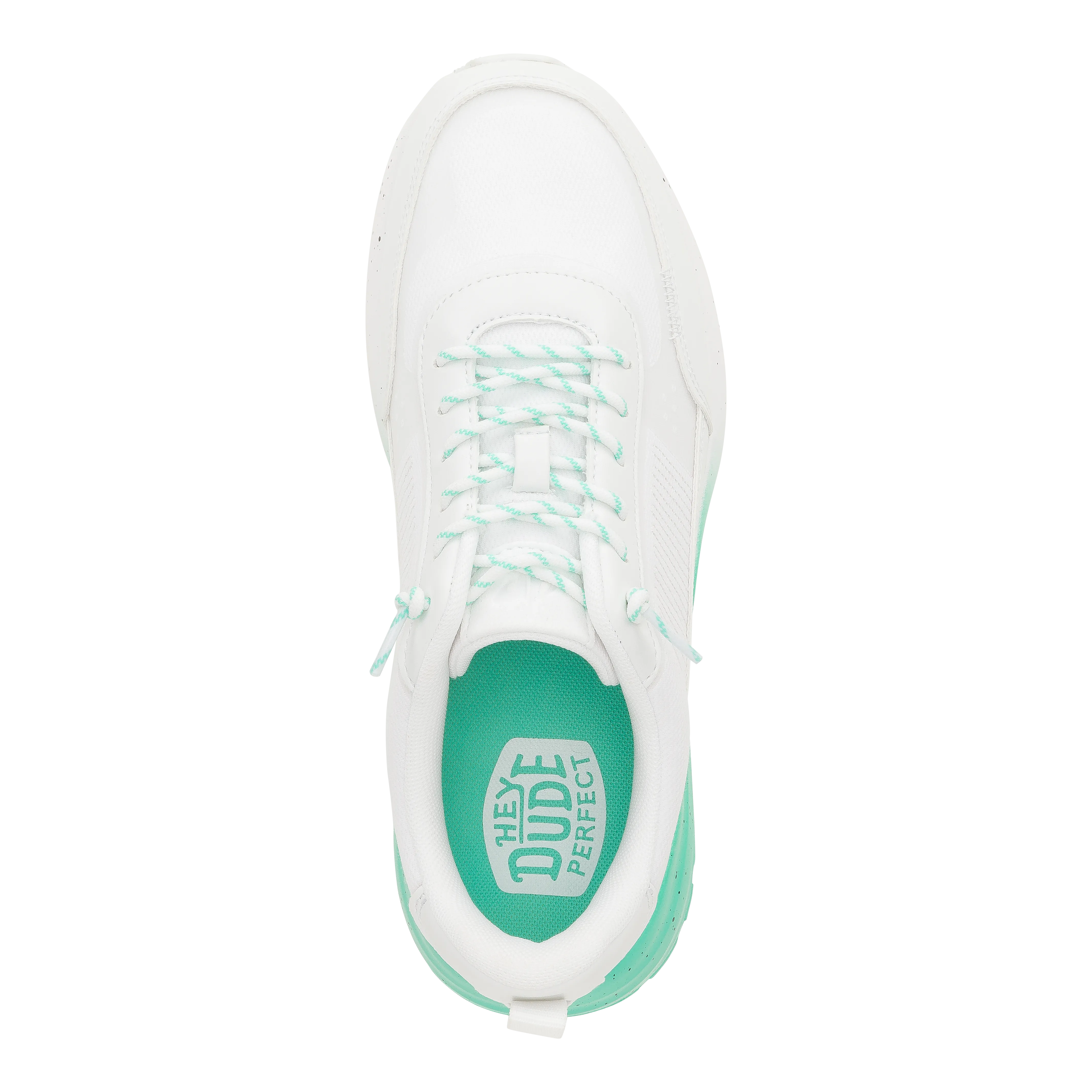 Dude Perfect x Sirocco Alta Tropical Teal and White Sneakers