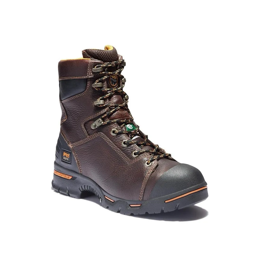 Endurance 8 Inch Steel-Toe Work Boot Brown