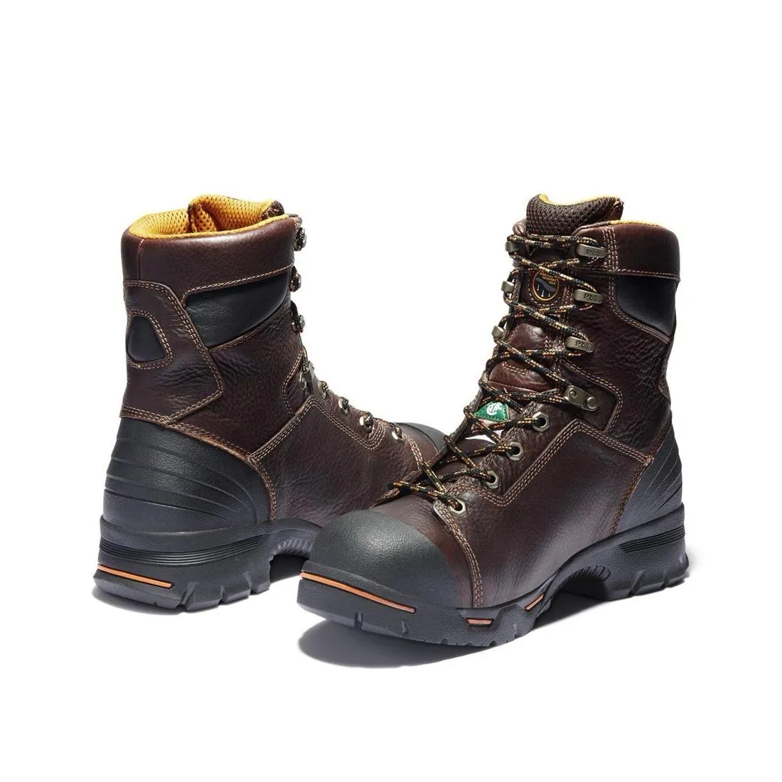 Endurance 8 Inch Steel-Toe Work Boot Brown