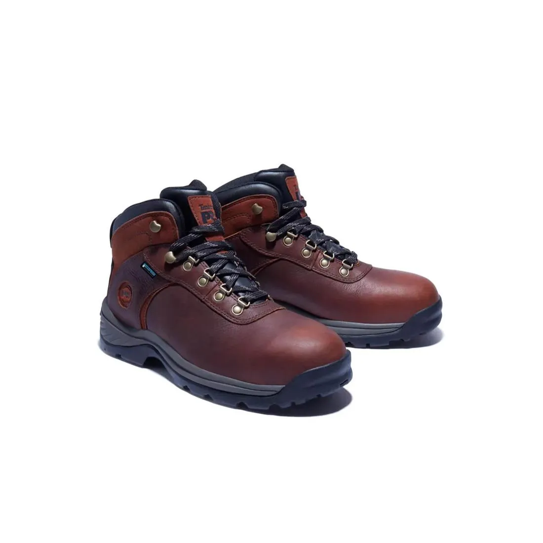 Flume Steel-Toe Waterproof Work Boot Brown