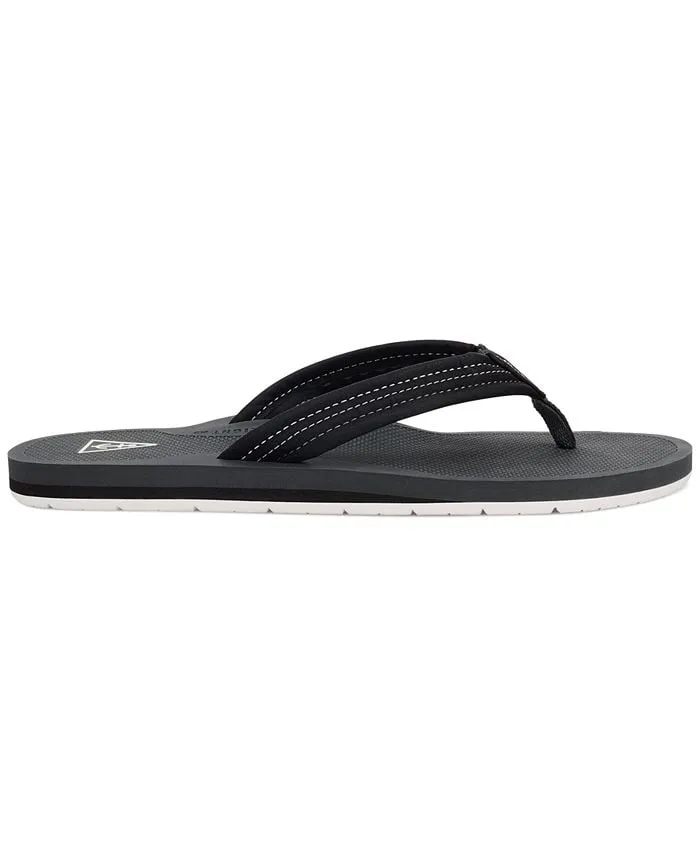 Hobgood Anchor Cobian Men's Waterproof Flip Flops, Black