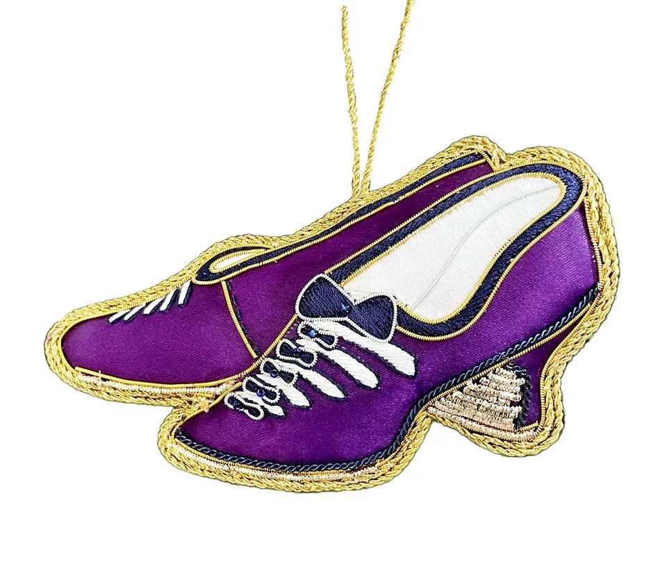 Isabella's Purple Shoes Ornament