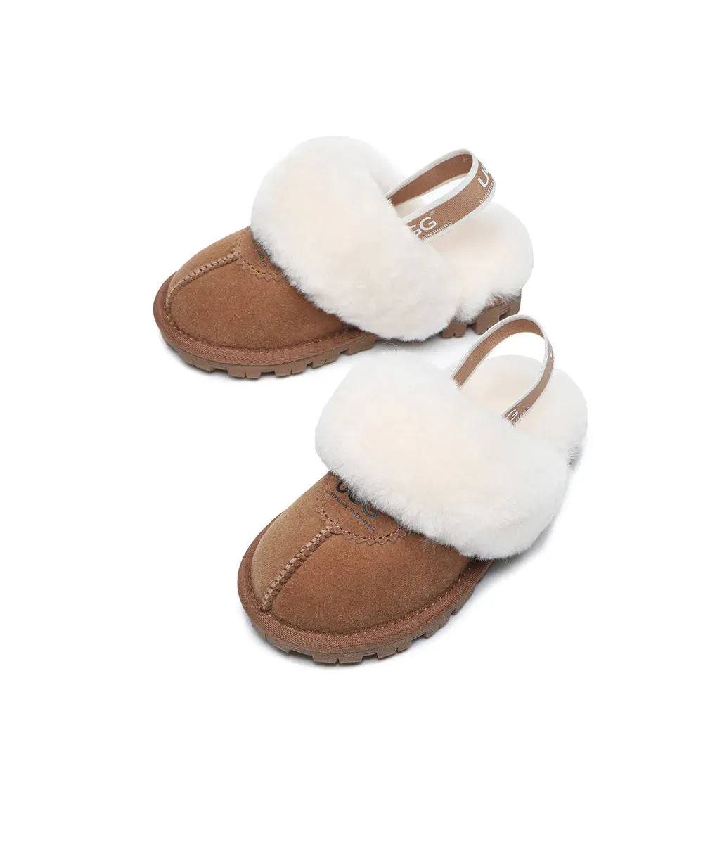 Kid’s Banded Scuff UGG Slippers