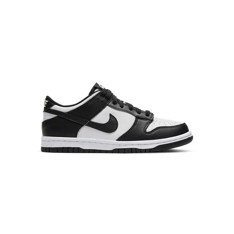 Kid's Grade School Dunk Low White/Black/White