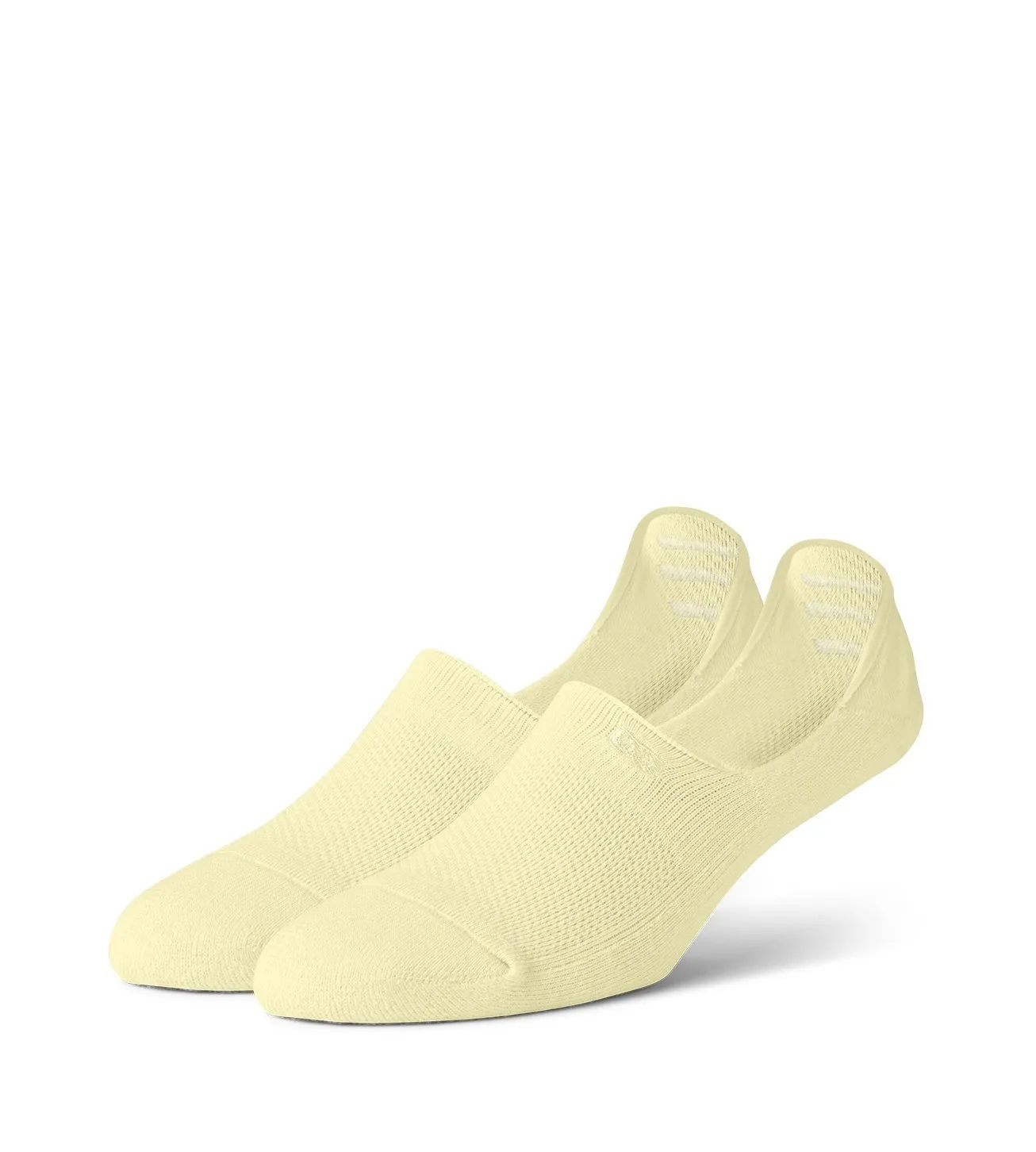 Light Yellow Men's Prism Cushion No Show Socks