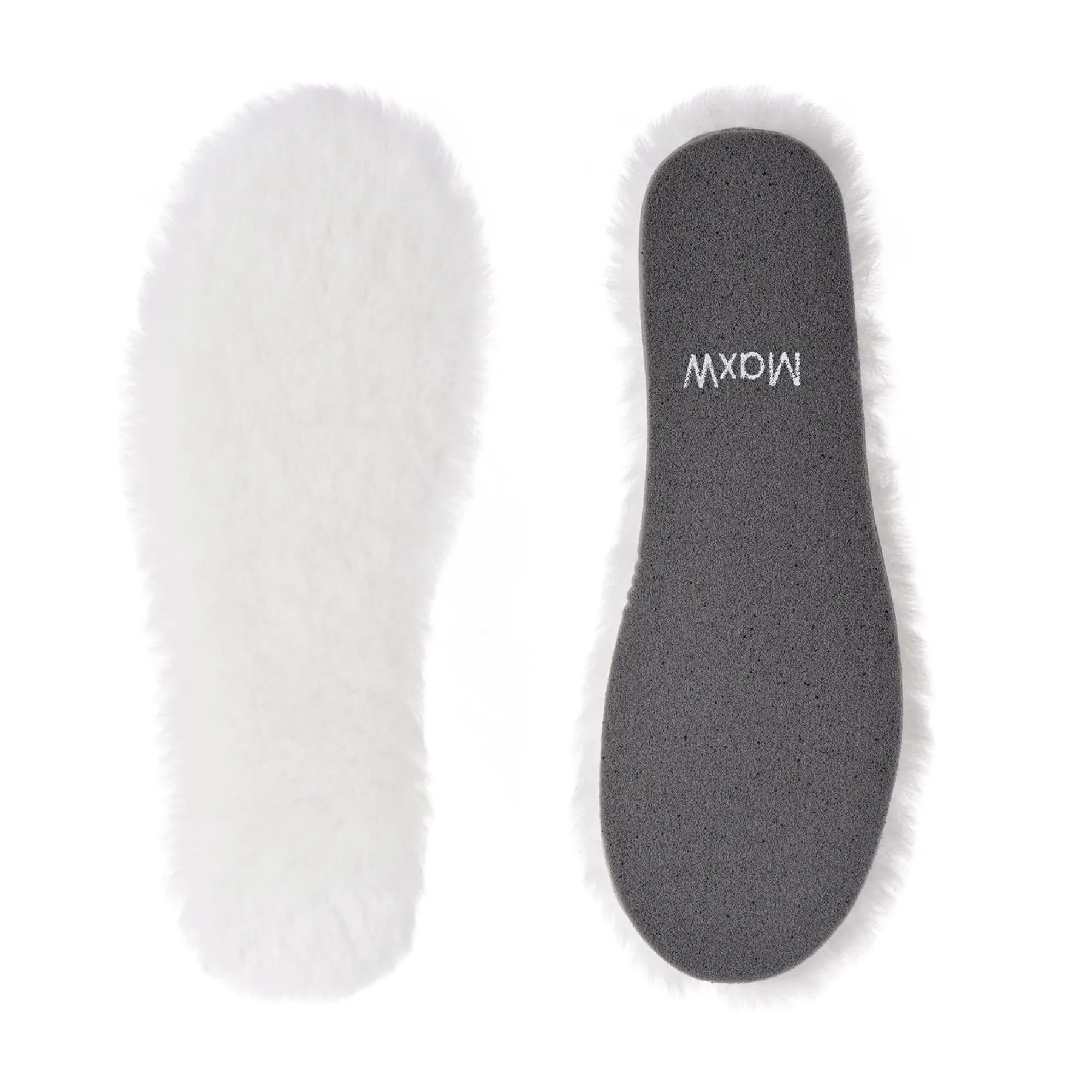 MaxW Winter Wool Insoles for Women Foam Shoe Inserts Soft Cozy Warm Fleece Shoe Pads Replacement for Shoes Boots Slippers 6