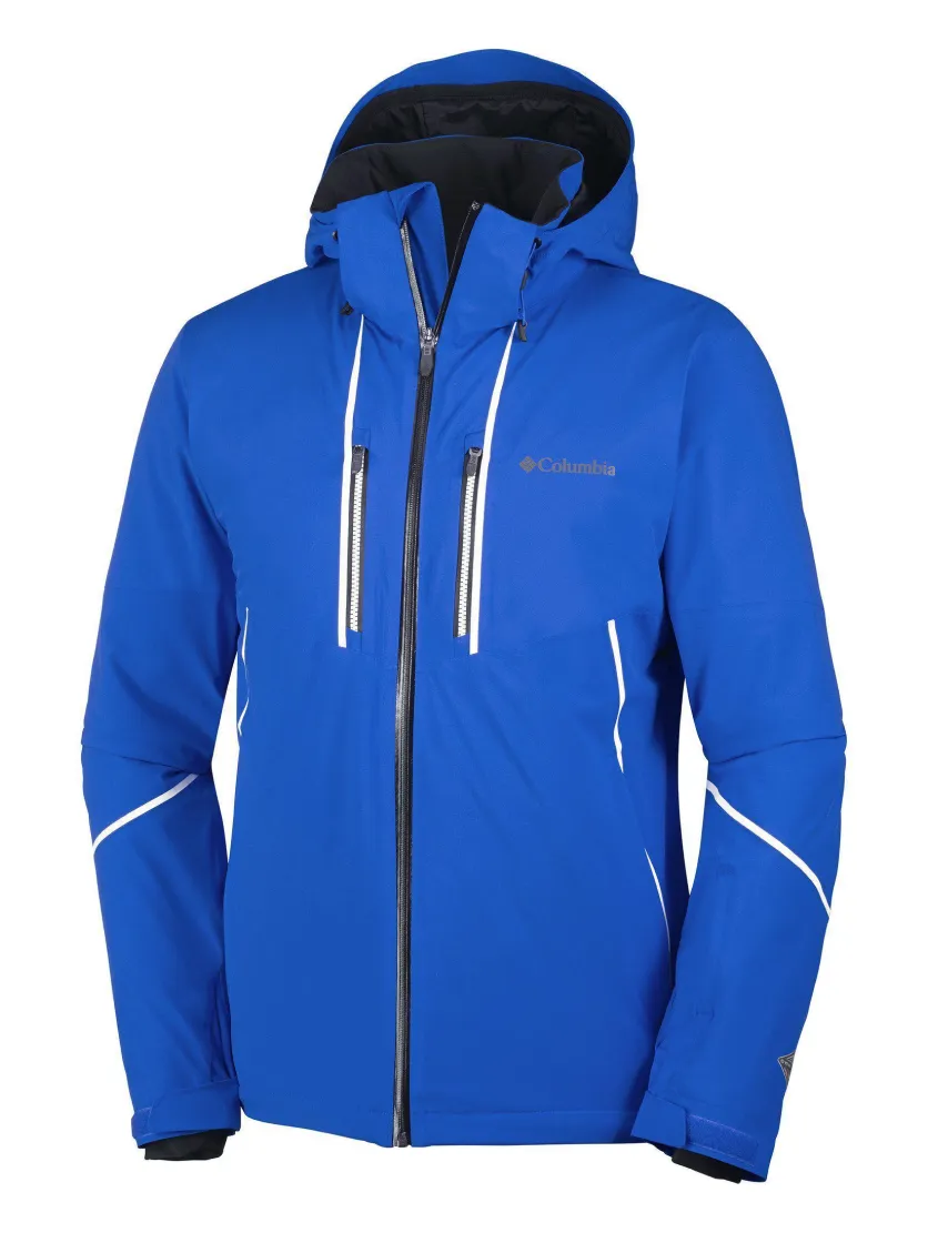 Men's Ski Jacket Columbia MILLENNIUM BLUR in Super Blue Rental Austria