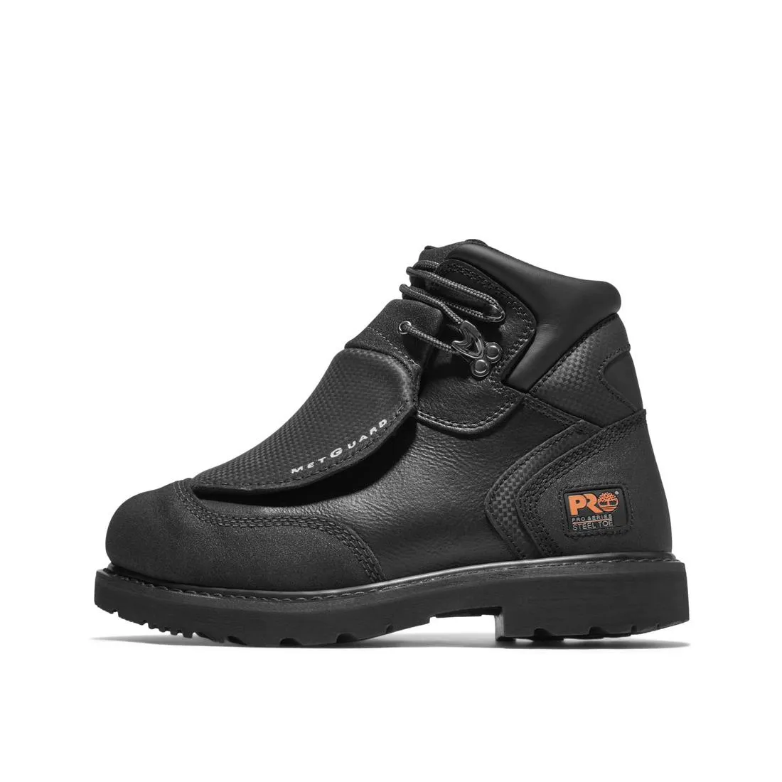 Met Guard 6 Inch Steel-Toe Work Boot Black