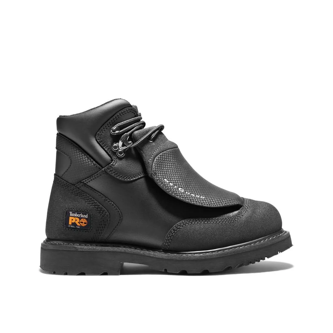 Met Guard 6 Inch Steel-Toe Work Boot Black