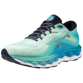 Mizuno | Wave Sky 7 | Women's | Beveled Glass/White