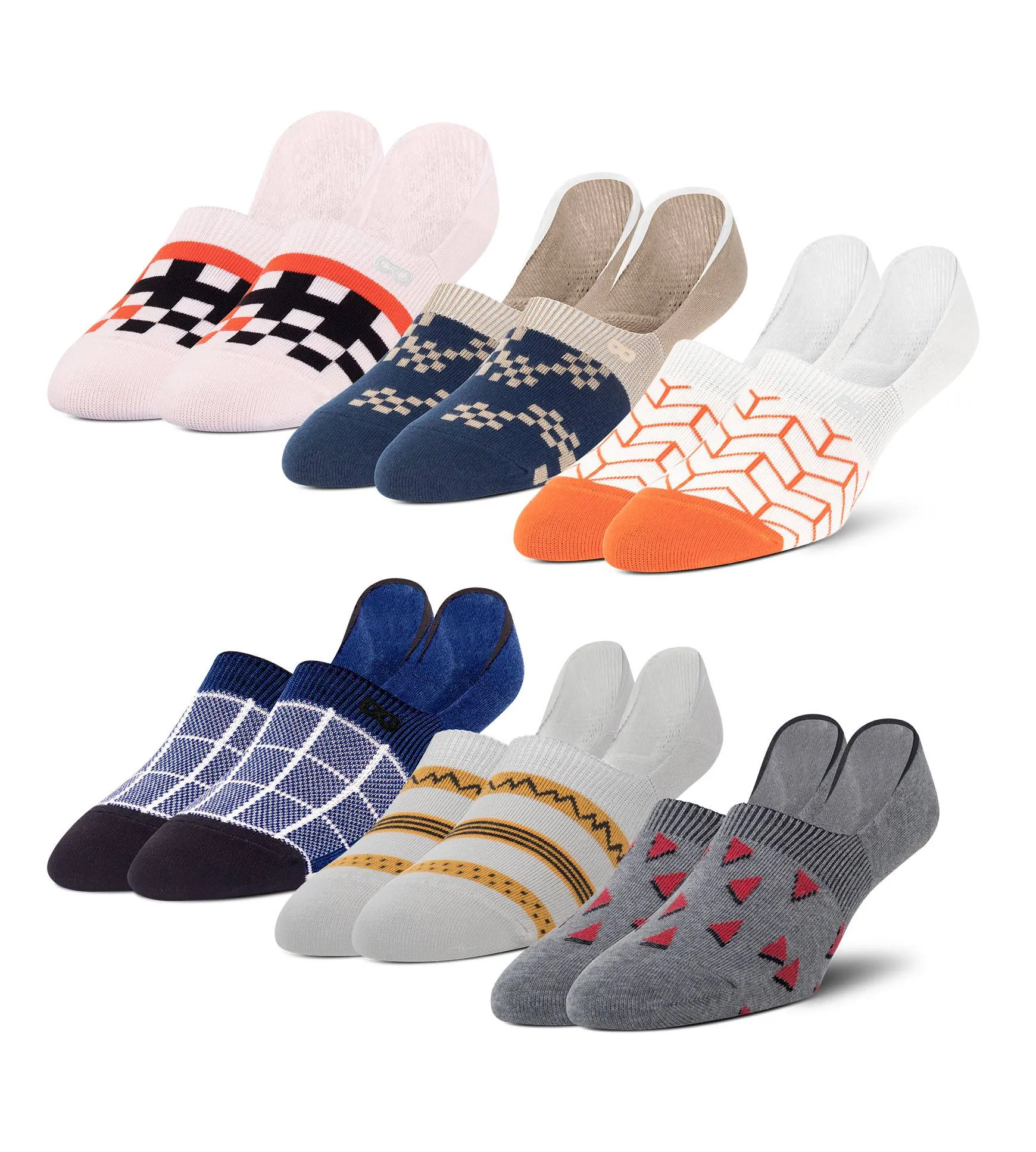 No Show Socks 6 Pack