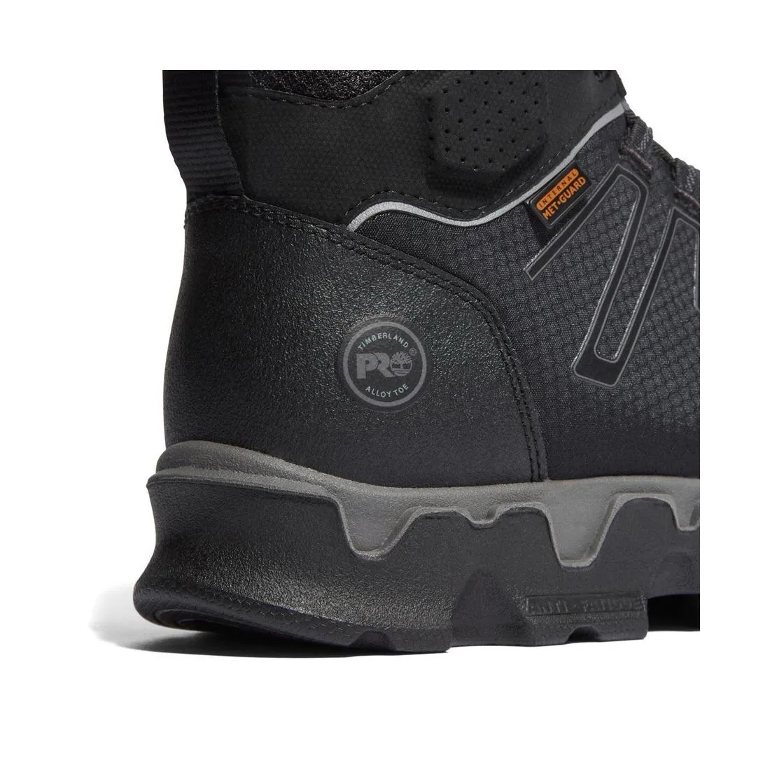 Powertrain Sport Alloy-Toe Met Guard Work Boot Black