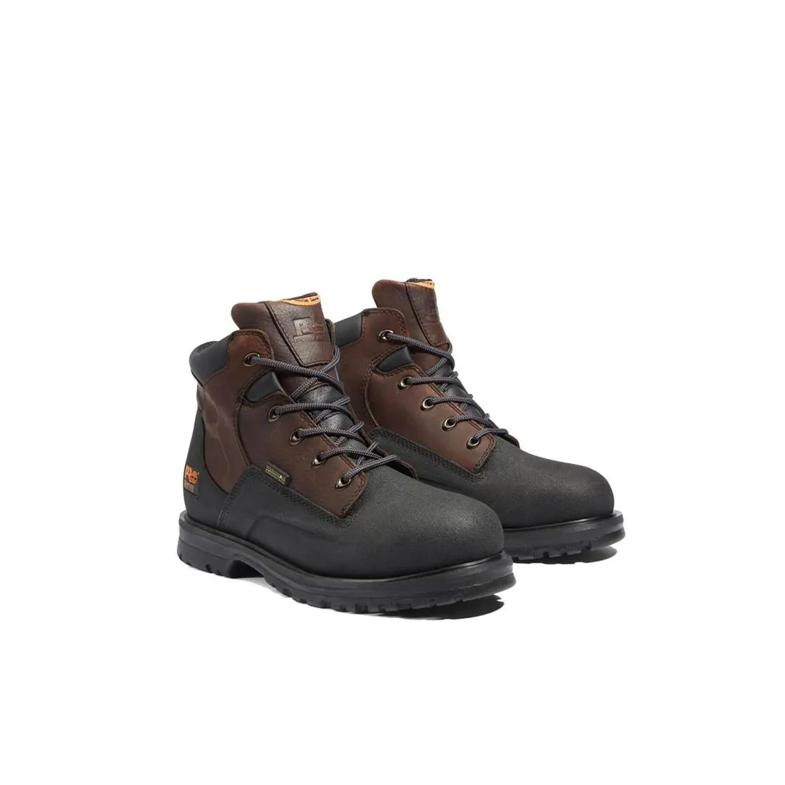 Powerwelt 6 Inch Steel-Toe Waterproof Work Boot Brown