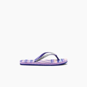 Reef Girls Stargazer Prints Flip Flop Stripes On Stripes