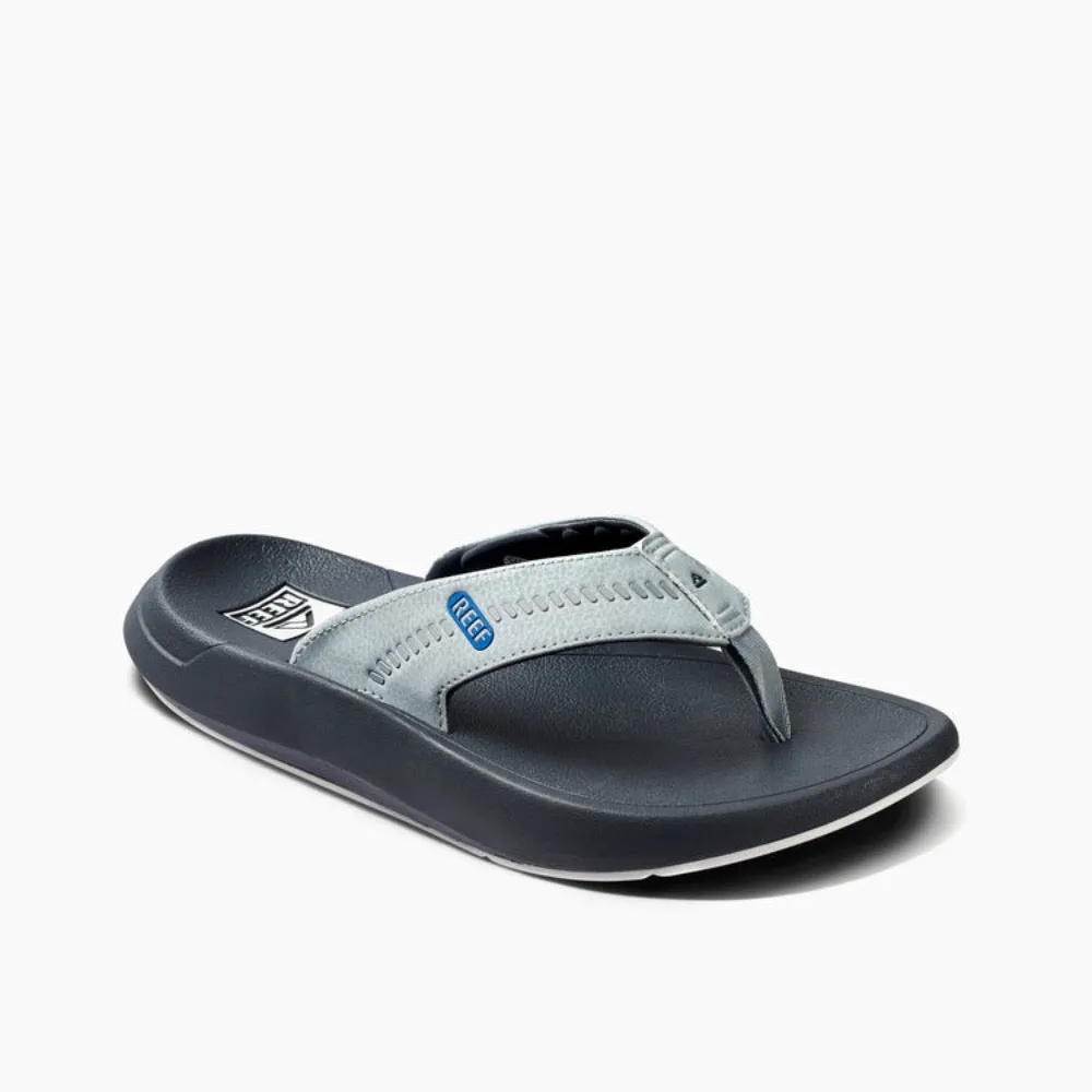 Reef Men's Swellsole Cruiser Flip Flop Sandal Grey / Blue