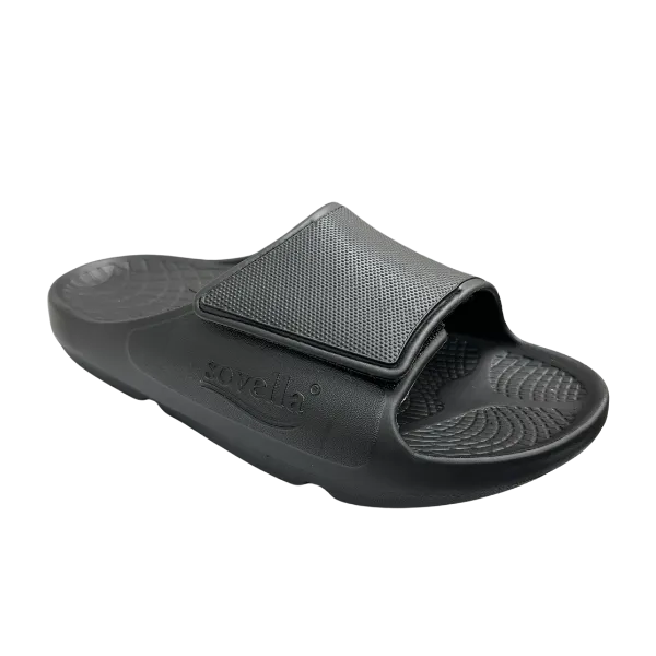 Sovella Men's PF Velcro Slide Black