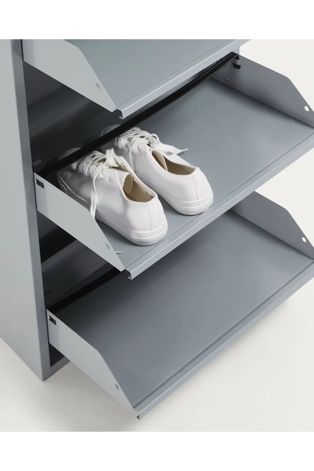 Steel 3-Door Shoe Rack | La Forma Ode