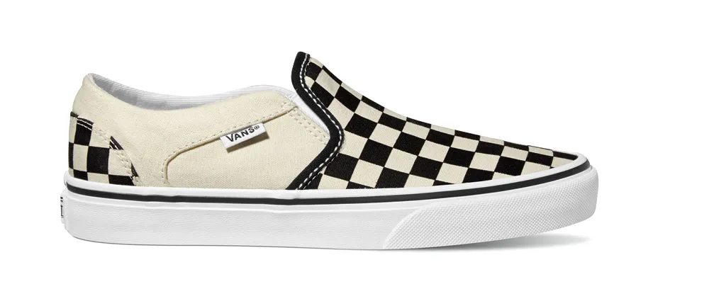 Vans Women's Asher Checkerboard Slide Sneaker VN000VOSAPK